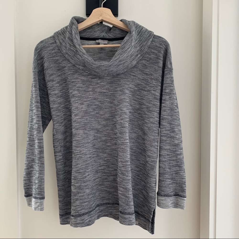 Talbots Pull Over Cowl Neck Long Sleeve Sweater